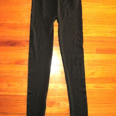 Riviera Basic Black Seamless Solid Stretch Ankle Length Leggings L-XL-Tall NWT